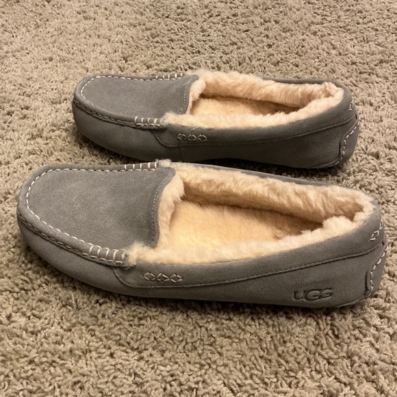 Women's Ansley Slip On Moccasin Slippers Size US 12D Grey - Picture 3 of 7
